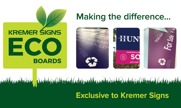 Eco Boards By Kremer Signs!