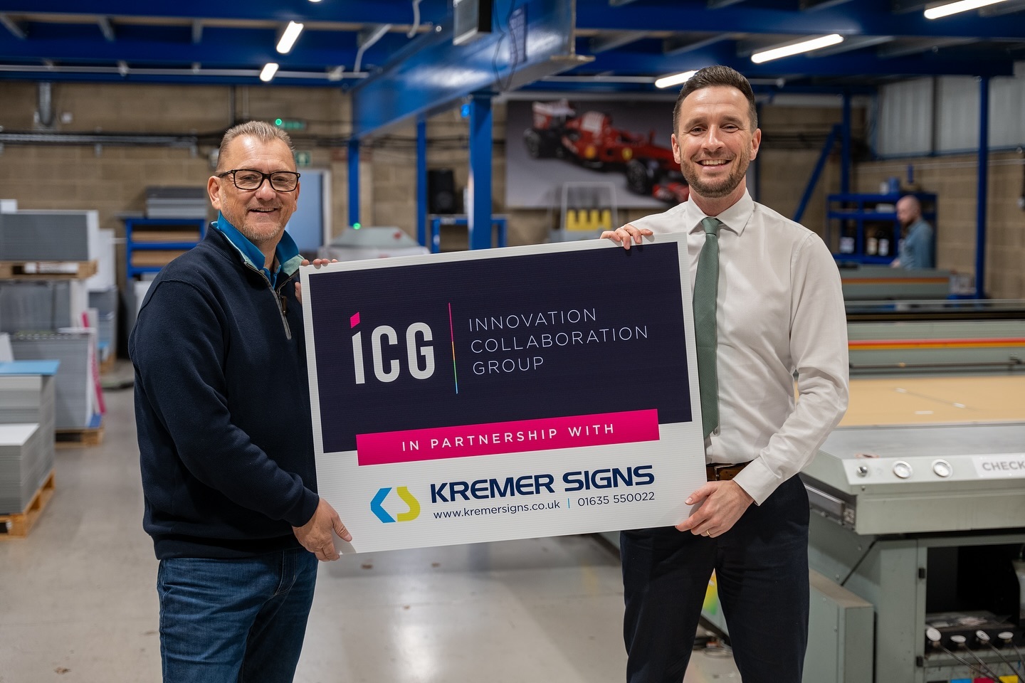 ICG in partnership with Kremer Signs 🫱🏼‍🫲🏾